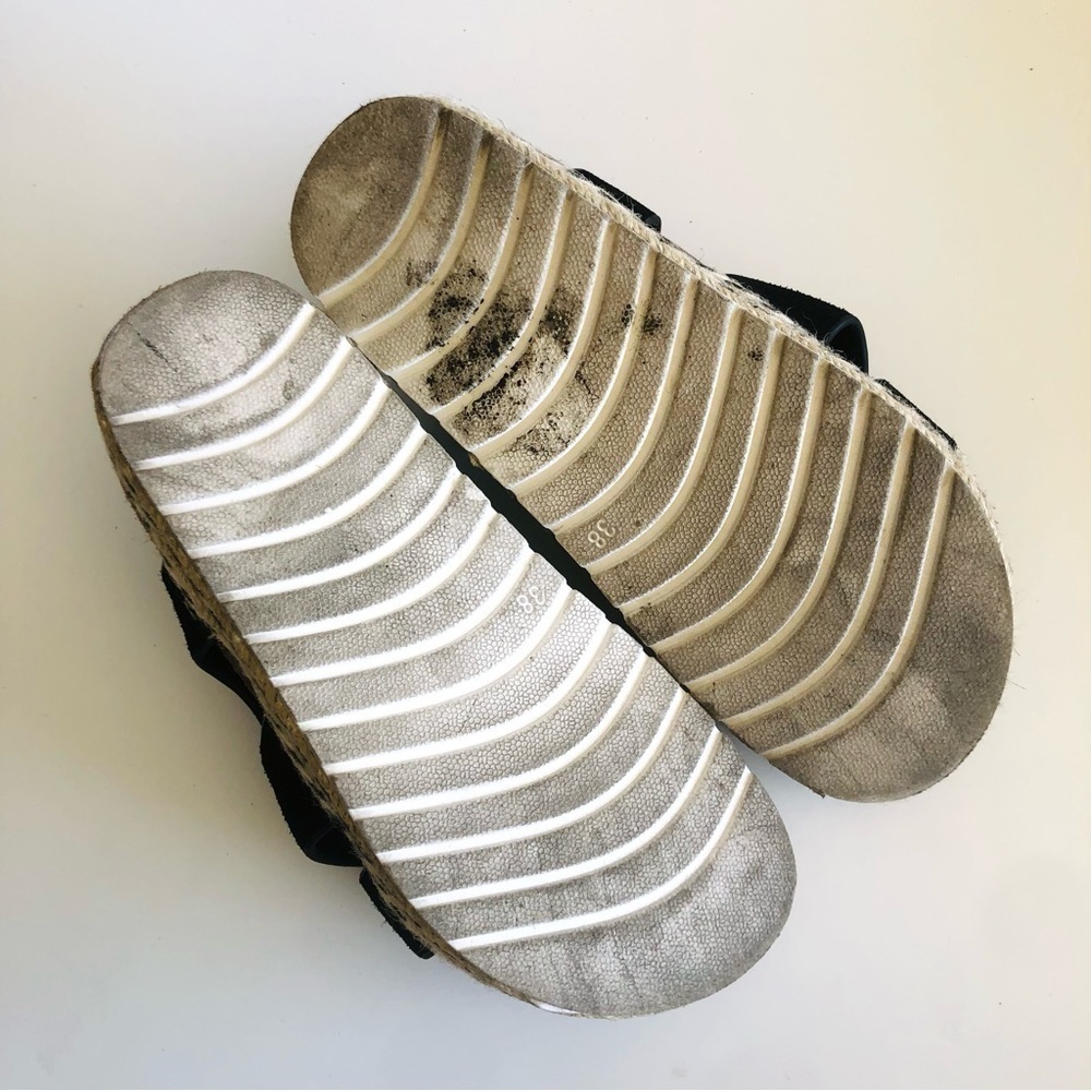 Muk Luks Beach Bingo Platform Espadrille Sandals - Picture 10 of 13